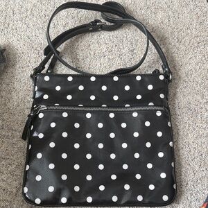 Polka Dot Black and White Women's Bag Merona